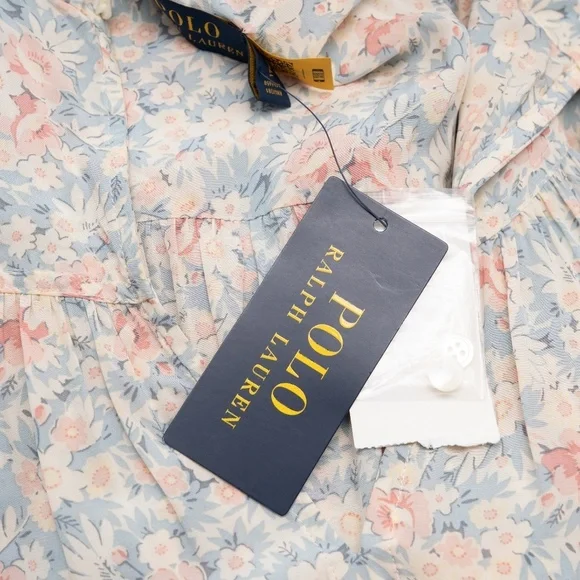 Polo Ralph Lauren - Chiffon Floral Ruffle Dress